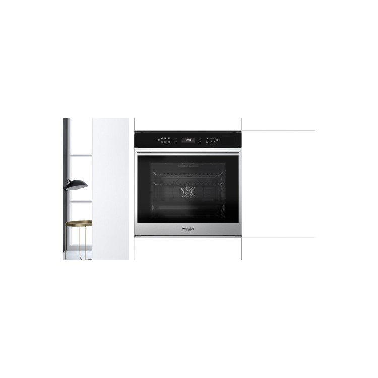 Whirlpool Single Oven with Pyrolytic Cleaning - Stainless Steel