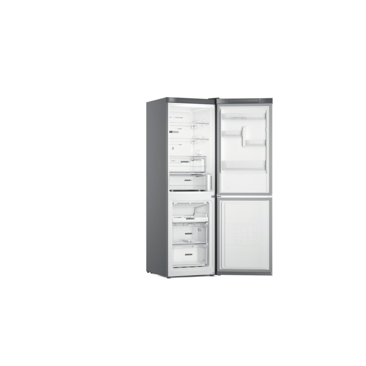 Whirlpool 335 Litre 70/30 Freestanding Fridge Freezer - Inox