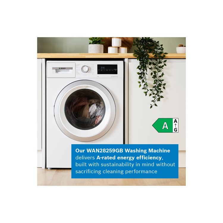 Bosch Series 4 9kg 1400rpm Washing Machine - White