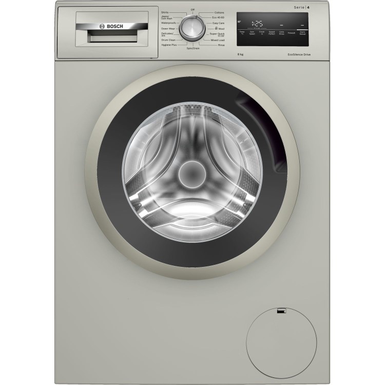 Bosch Series 4 8kg 1400rpm Washing Machine - Silver