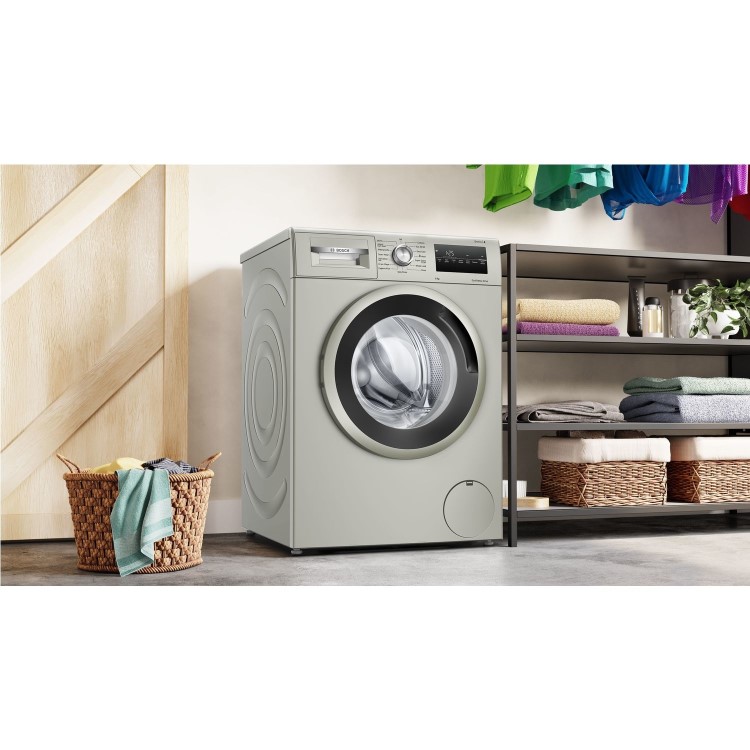 Bosch Series 4 8kg 1400rpm Washing Machine - Silver