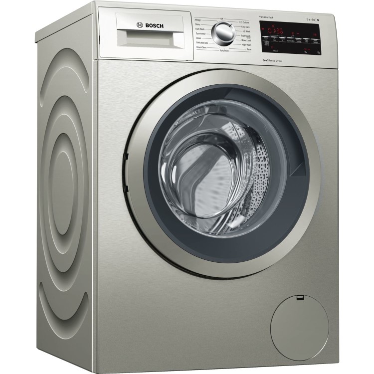 Bosch WAT2840SGB Serie 6 9kg 1400rpm Freestanding Washing Machine - Silver