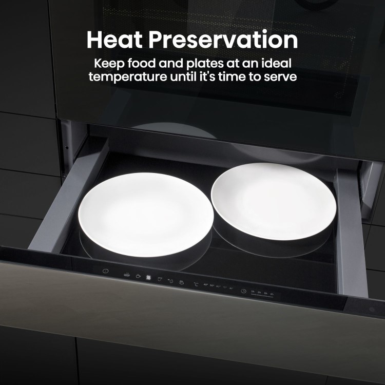 Hisense Built-In Warming Drawer with Touch Control - Black