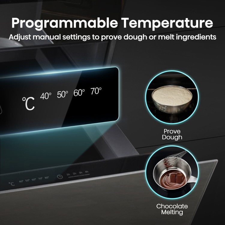 Hisense Built-In Warming Drawer with Touch Control - Black