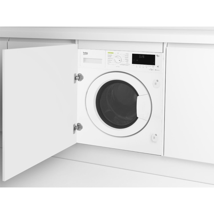 Beko RecycledTub 8kg Wash 5kg Dry 1400rpm Integrated Washer Dryer - White