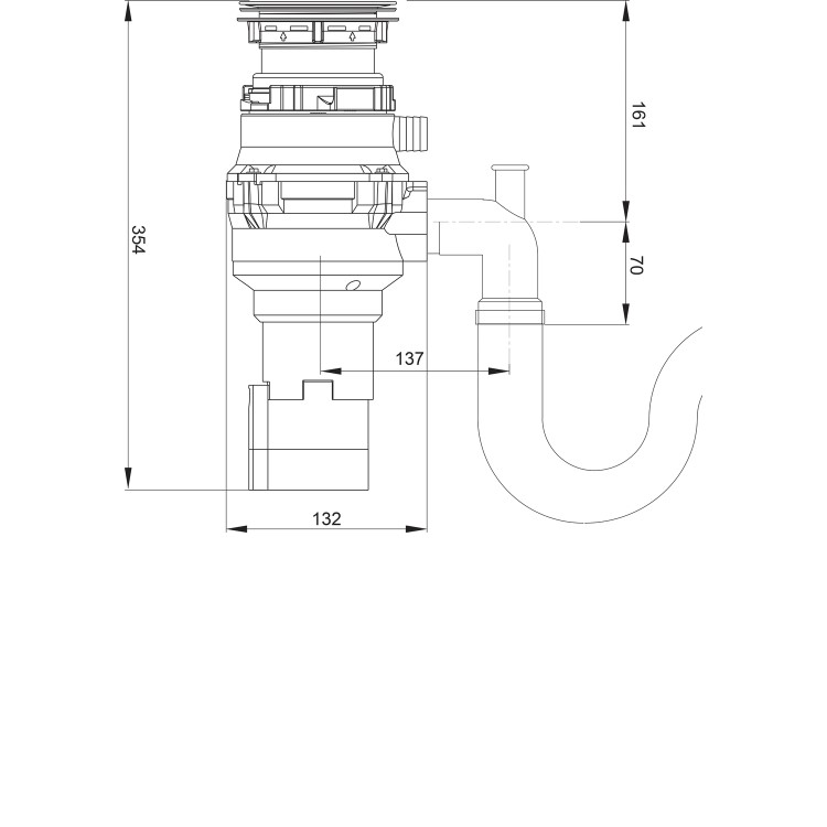 Rangemaster Economy 500 Waste Disposal Unit