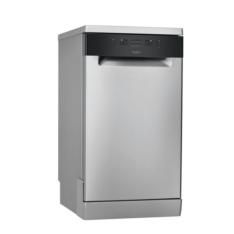 Whirlpool Freestanding Slimline Dishwasher - Stainless steel