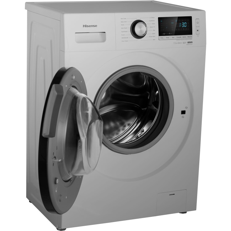 Hisense WFBL7014VS 7kg 1400rpm Freestanding Washing Machine - Silver