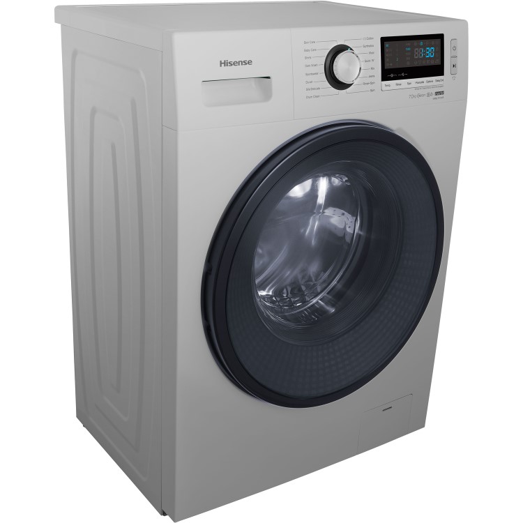 Hisense WFBL7014VS 7kg 1400rpm Freestanding Washing Machine - Silver