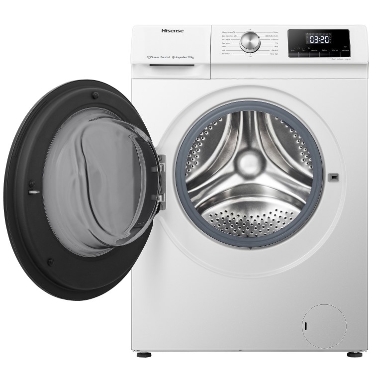 Hisense 10kg 1400rpm Washing Machine - White