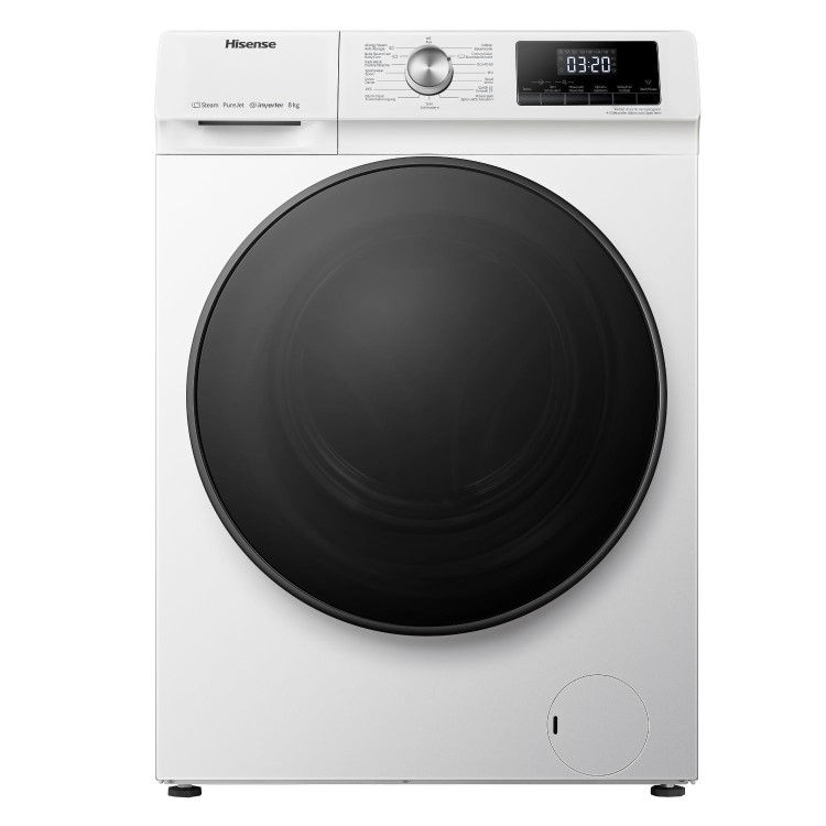 Hisense 3 Series 8kg 1400rpm Washing Machine - White