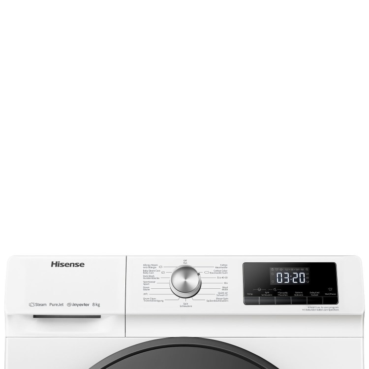 Hisense 3 Series 8kg 1400rpm Washing Machine - White