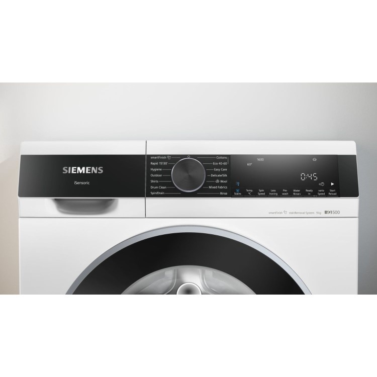 Siemens iQ500 9kg 1600rpm Washing Machine – White