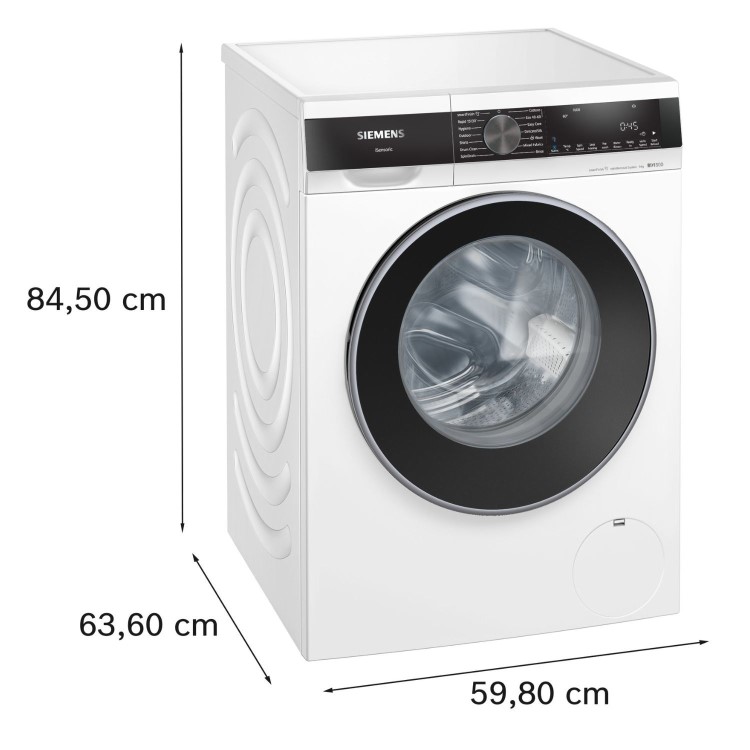 Siemens iQ500 9kg 1600rpm Washing Machine – White