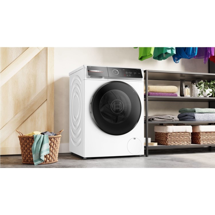 Refurbished Bosch Series 8 i-Dos WGB256A1GB Freestanding 10KG 1400 Spin Washing Machine White