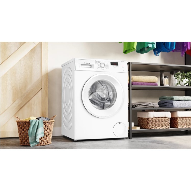 Refurbished Bosch Series 2 WGE03408GB Freestanding 8KG 1400 Spin Washing Machine White