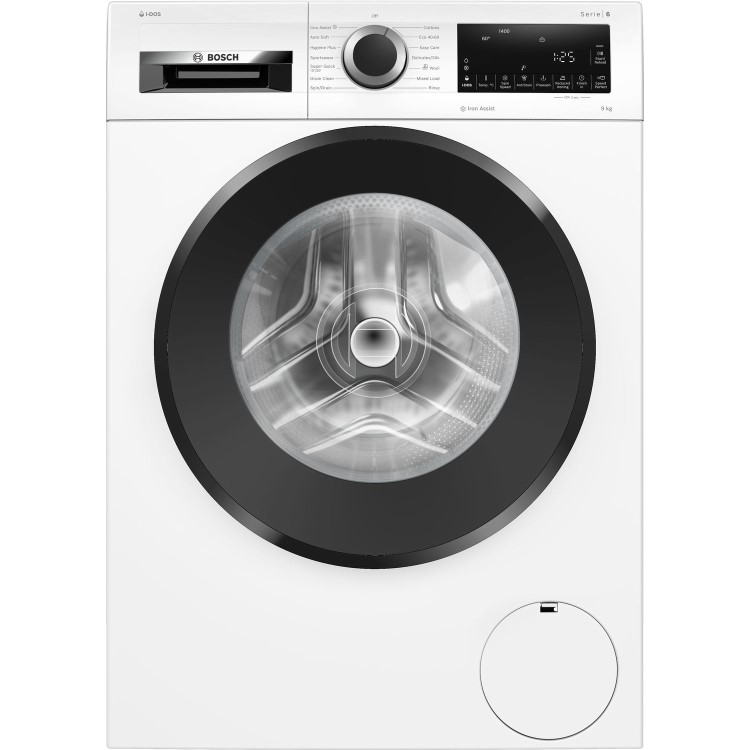 Refurbished Bosch Series 6 i-Dos WGG244F9GB Freestanding 9KG 1400 Spin Washing Machine White