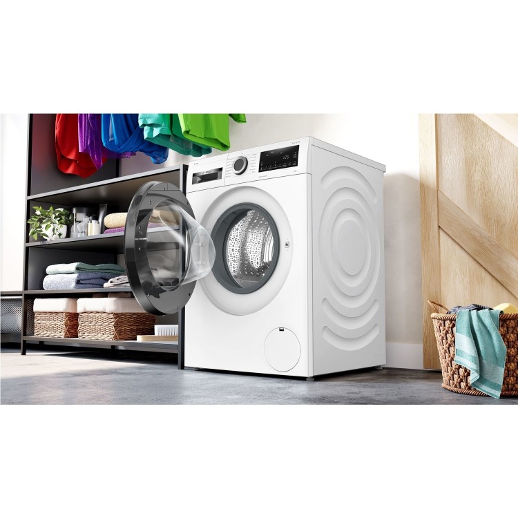 Refurbished Bosch Series 6 i-Dos WGG244F9GB Freestanding 9KG 1400 Spin Washing Machine White