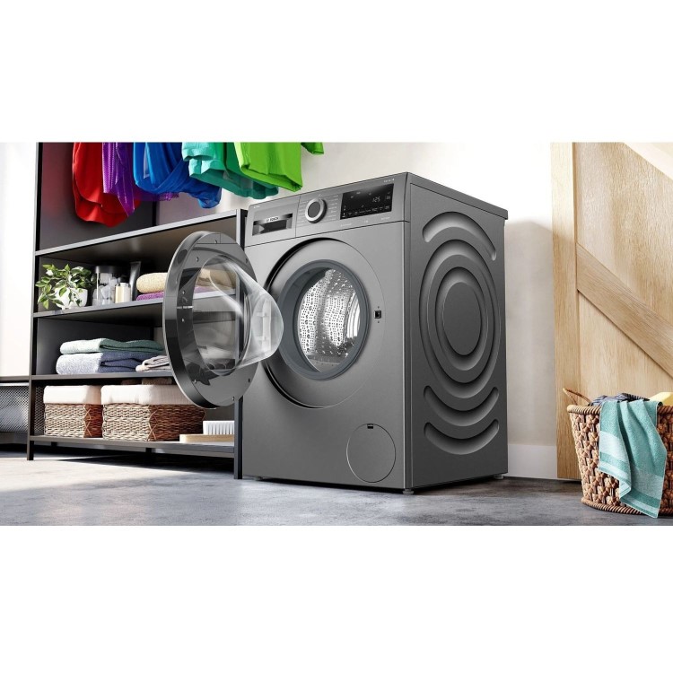 Bosch Series 6 i-Dos 9kg 1400rpm Washing Machine - Graphite