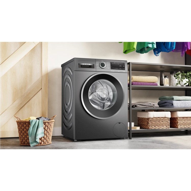 Refurbished Bosch Series 6 WGG244ZCGB Freestanding 9KG 1400 Spin Washing Machine Graphite