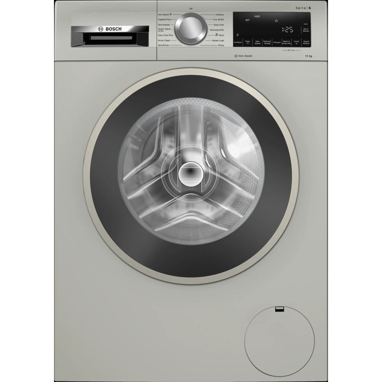 Bosch Series 6 10kg 1400rpm Washing Machine - Silver