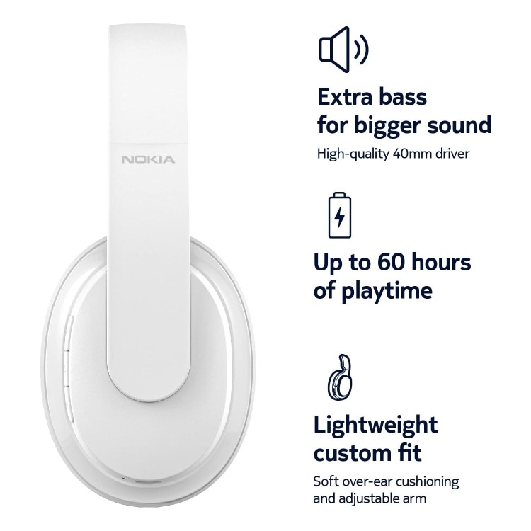 Nokia WHP-101 Wireless Headphones - White