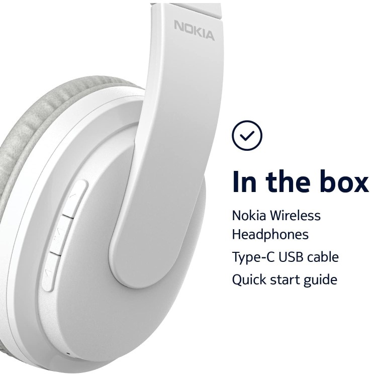 Nokia WHP-101 Wireless Headphones - White