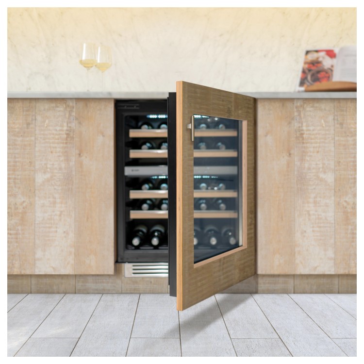 Caple Sense Premium 35 Bottle Dual Zone Integrated Under Counter Wine Cabinet