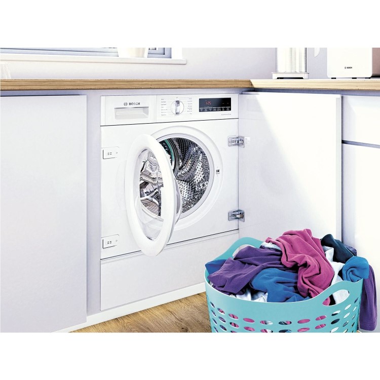 Refurbished Bosch Series 8 WIW28502GB Integrated 8KG 1400 Spin Washing Machine White