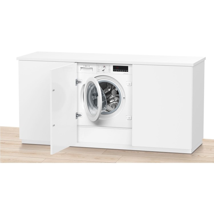 Refurbished Bosch Series 8 WIW28502GB Integrated 8KG 1400 Spin Washing Machine White