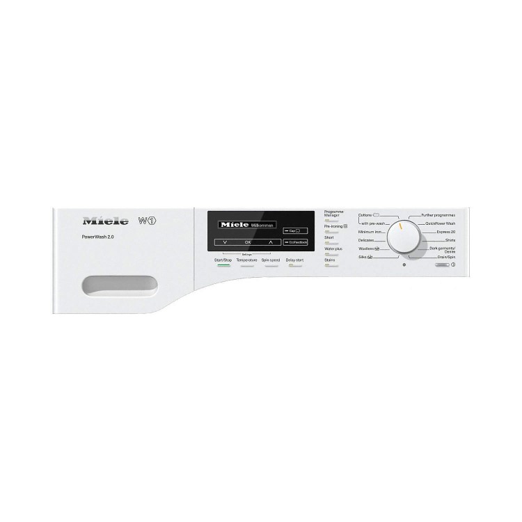 Miele WKF121 ChromeEdition SoftSteam 8kg 1600rpm Freestanding Washing Machine-White