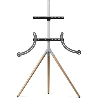 Universal Tripod TV Stand in Light Wood - TV's up to 65"