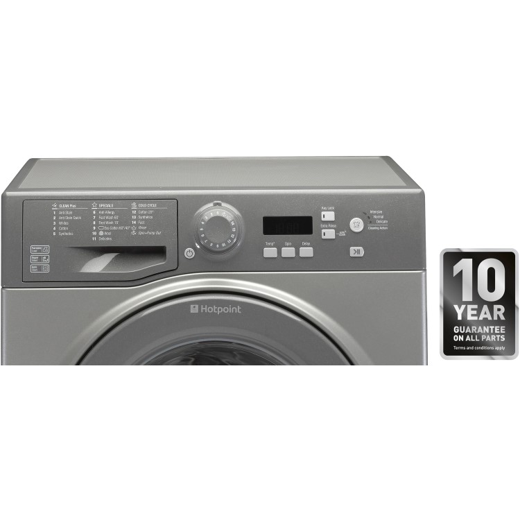 Hotpoint WMBF844G 8kg 1400rpm Freestanding Washing Machine - Graphite