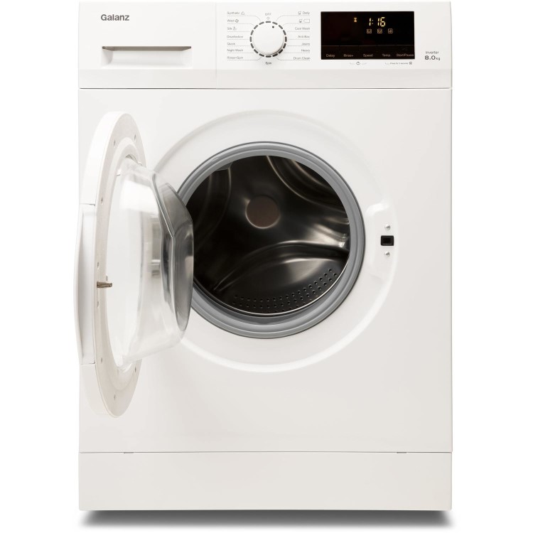 Galanz WMUK001W 8kg 1400rpm Freestanding Washing Machine - White