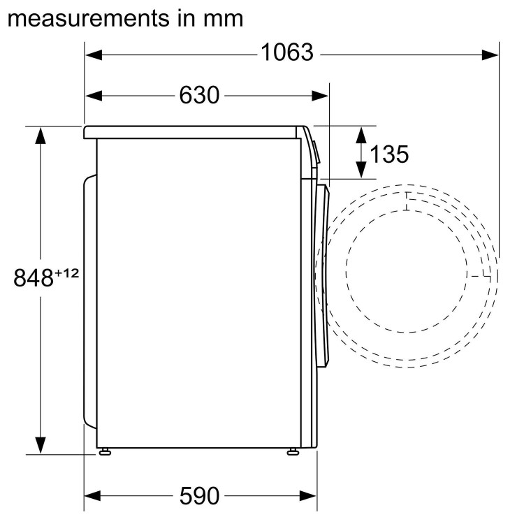 Bosch Series 4 8kg Wash 5kg Dry 1400rpm Washer Dryer