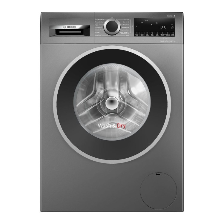 Bosch Series 6 10.5kg Wash 6kg Dry 1400rpm Washer Dryer - Graphite