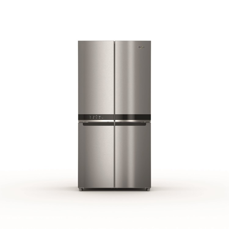 Whirlpool 594 Litre Four Door American Fridge Freezer - Stainless Steel