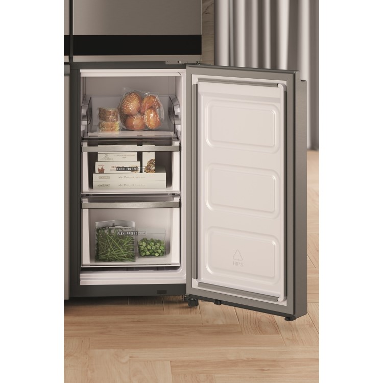 Whirlpool 594 Litre Four Door American Fridge Freezer - Stainless Steel