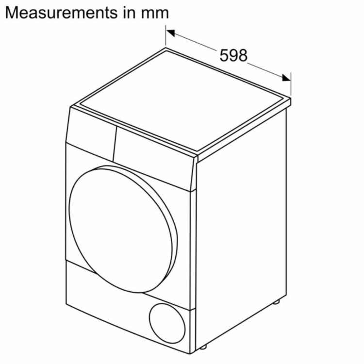 Bosch Series 6 9kg Heat Pump Tumble Dryer - Silver