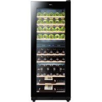 Haier WS49GDB 49 Bottle Dual Zone Wine Cooler Black