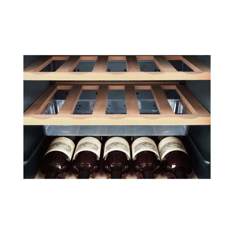 Haier WS49GDB 49 Bottle Dual Zone Wine Cooler Black