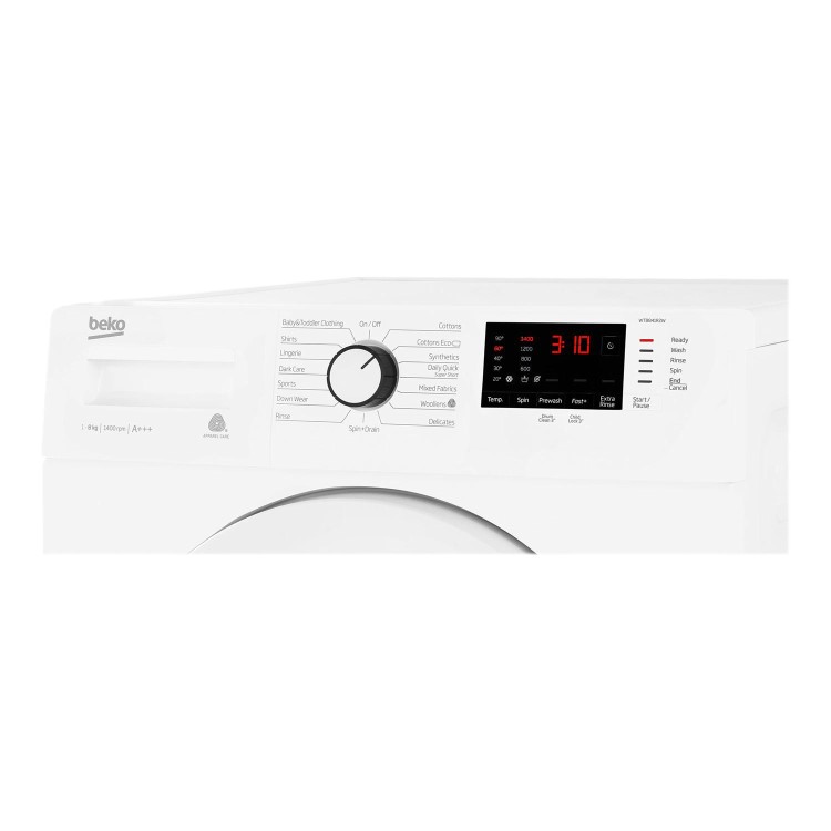 Beko WTB841R2W 8kg 1400rpm Freestanding Washing Machine - White