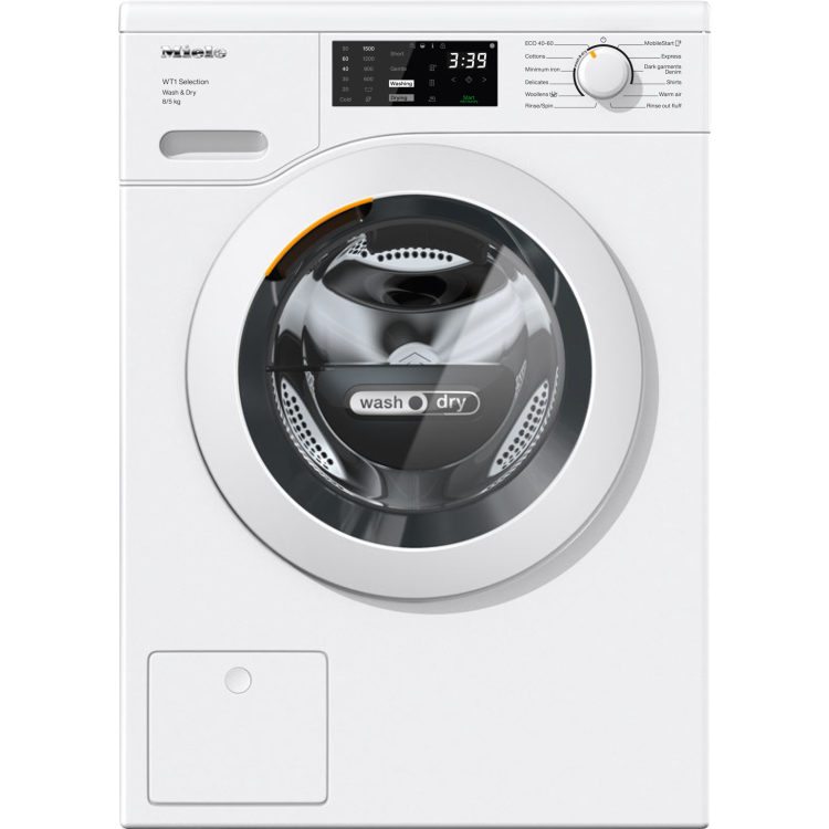 Refurbished Miele WTD163 Freestanding 8/5KG 1400 Spin Washer Dryer White