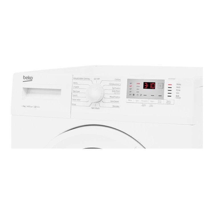 Beko WTG841B1W 8kg 1400rpm Freestanding Washing Machine - White