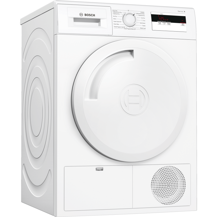 Bosch Series 4 8kg Freestanding Heat Pump Tumble Dryer - White