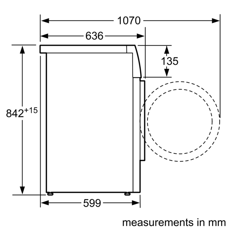 Bosch Series 4 8kg Freestanding Heat Pump Tumble Dryer - White