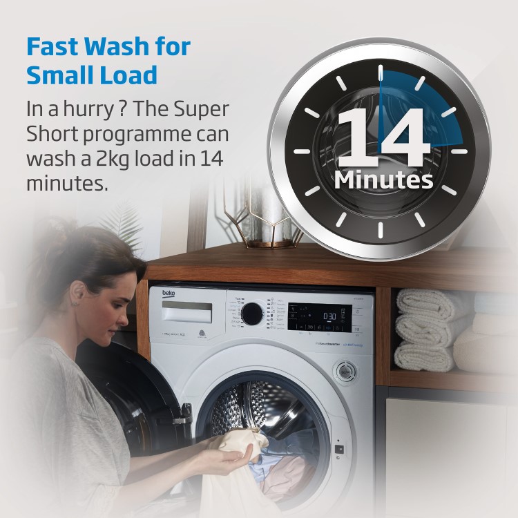 Beko 7kg 1200rpm Integrated Washing Machine