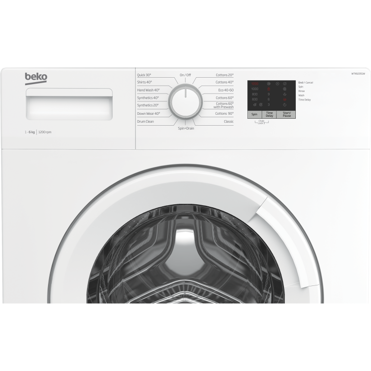 Beko WTK62051W 6kg 1200rpm Freestanding Washing Machine - White