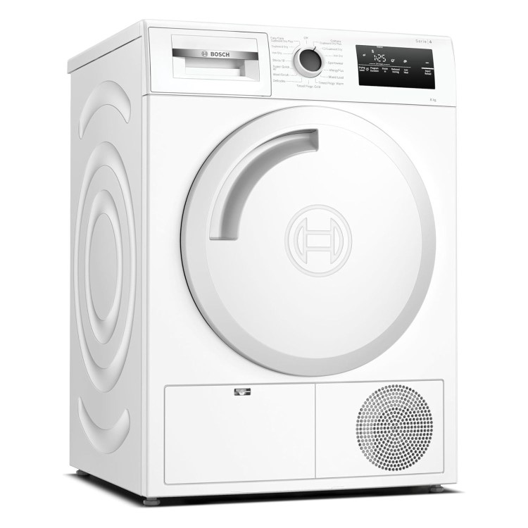 Bosch Series 4 8kg Condenser Tumble Dryer - White