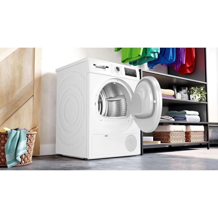 Bosch Series 4 8kg Condenser Tumble Dryer - White